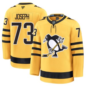 P.O Joseph Men's Fanatics Pittsburgh Penguins Premium Gold Alternate 2025 Jersey