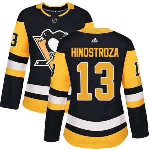 Vinnie Hinostroza Women's Adidas Pittsburgh Penguins Authentic Black Home Jersey