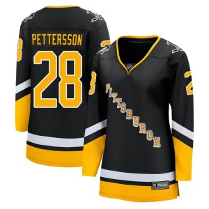 Marcus Pettersson Women's Fanatics Branded Pittsburgh Penguins Premier Black 2021/22 Alternate Breakaway Player Jersey