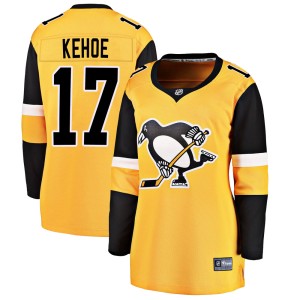 Rick Kehoe Women's Fanatics Branded Pittsburgh Penguins Breakaway Gold Alternate Jersey