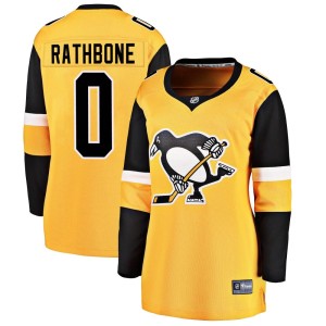 Jack Rathbone Women's Fanatics Branded Pittsburgh Penguins Breakaway Gold Alternate Jersey