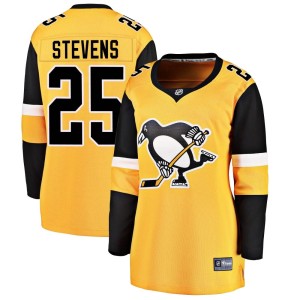 Kevin Stevens Women's Fanatics Branded Pittsburgh Penguins Breakaway Gold Alternate Jersey